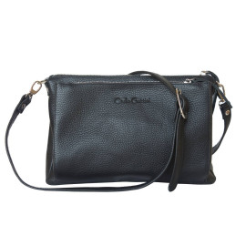 Кожаная женская сумка Arenara black 