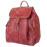 Женский кожаный рюкзак Aventino red